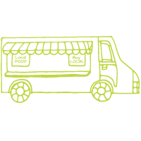 Food truck icon