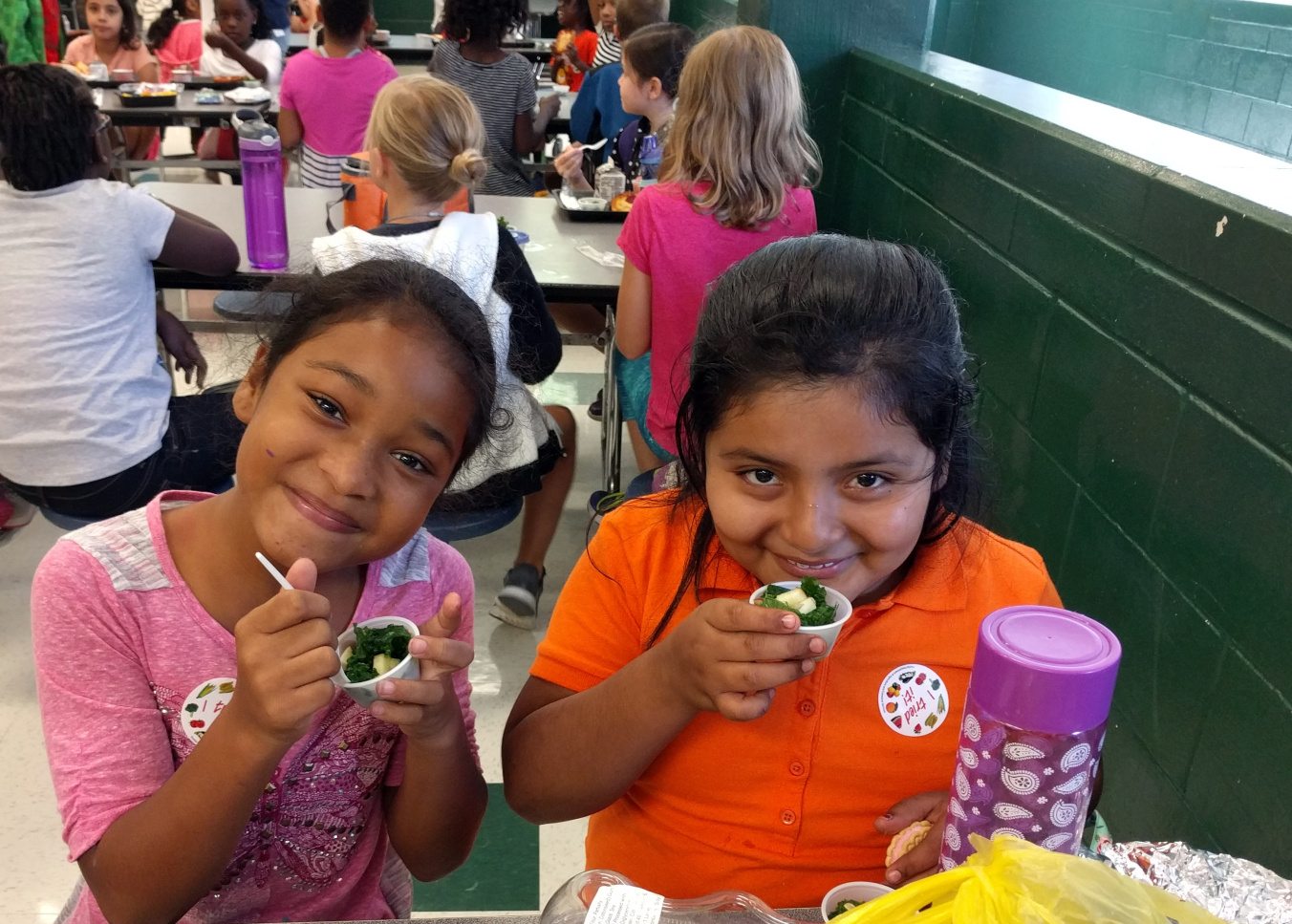These Westwood Whirlwinds liked the kale salad!
