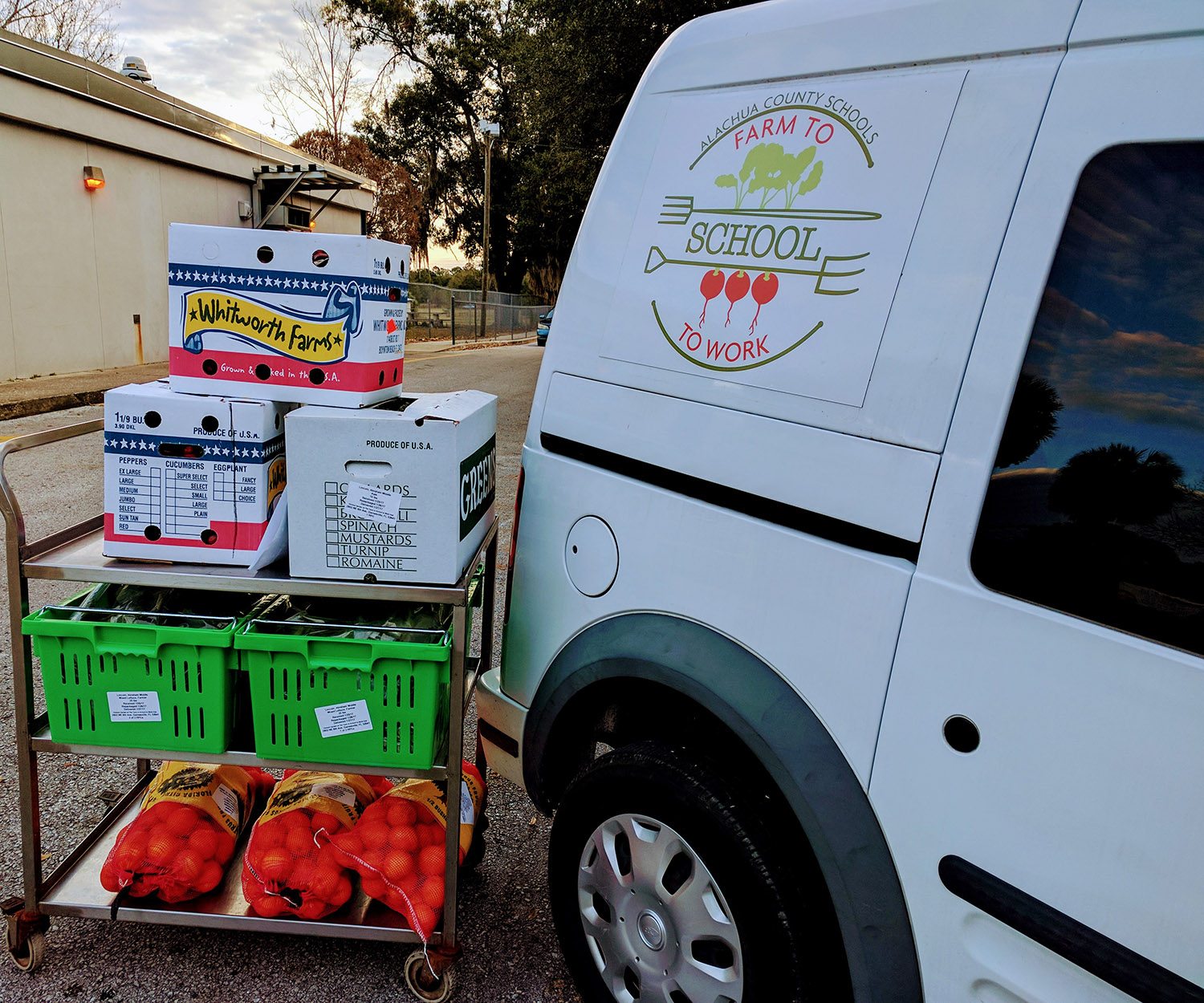 Alachua County produce delivery